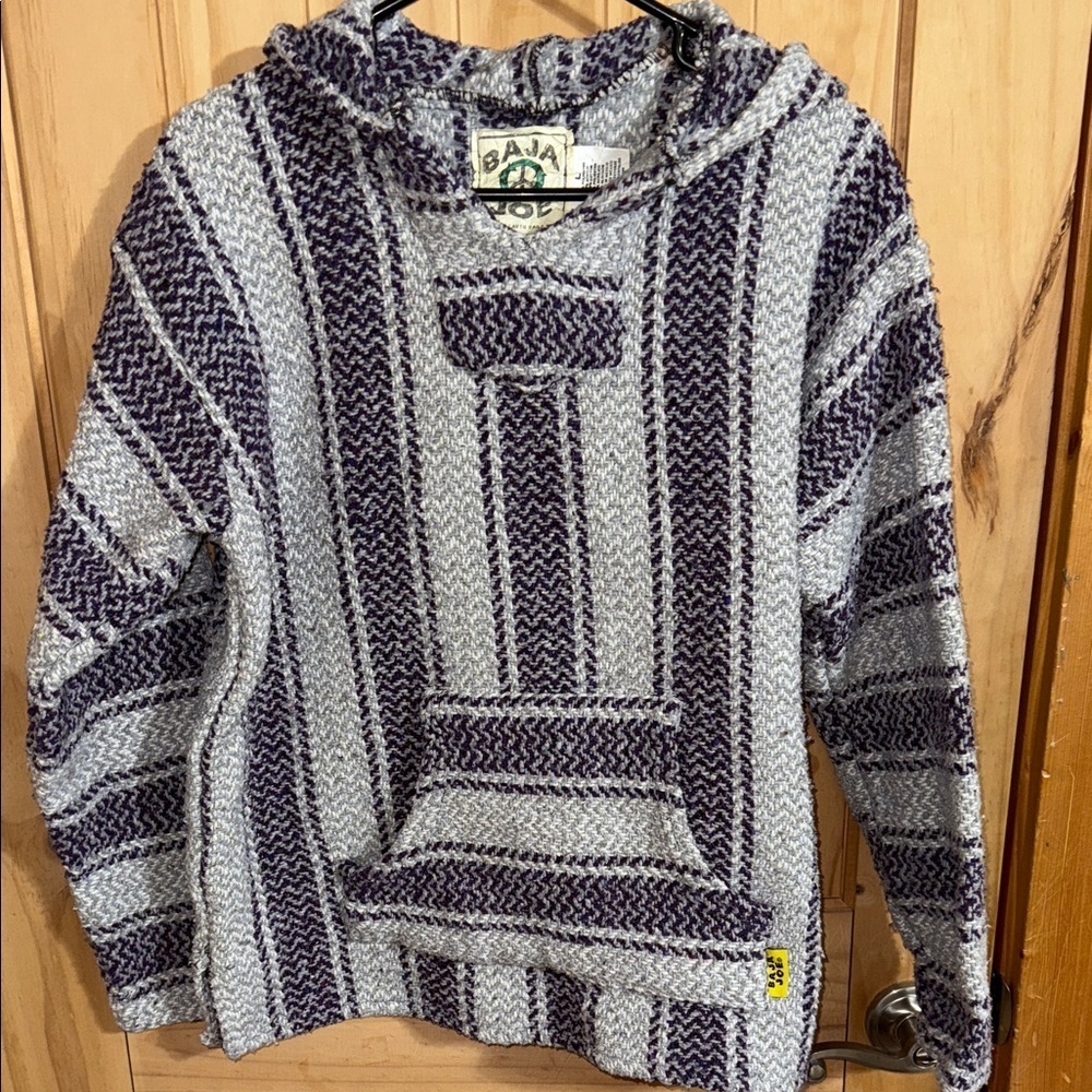 Baja Joe Purple and Gray Women's Hoodie